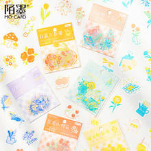 40pcs/lot Kawaii Stationery Stickers Cartoon Flowers Diary Planner Decorative Mobile Sticker Scrapbooking DIY Craft Sticker 2024 - buy cheap