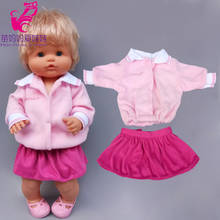 38cm Baby Doll Clothes Coat and Skirt Set Nenuco Ropa Y Su Hermanita Doll Accessories 2024 - buy cheap