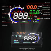 A8 OBD2 Gauge Head Up Display Car Hud On-board Computer Auto Digital Speedometer Car Electronics Windshield Speed Projector 2024 - buy cheap
