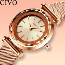 Wholesale Price CIVO Watch Women Fashion Wateproof Stainless Bracelet Simple Quartz Movement Mesh Watches Lady Relogio Feminino 2024 - buy cheap