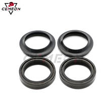 Vedação de garfo para motocicleta honda, cbr600rr, cbr900rr, cr125r, cr500r, gl1500, absorve choques dianteiros, garfo frontal, vedação de óleo e poeira 2024 - compre barato