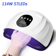 UV LED Lamp 114W Nail Lamp Large Space Nail Dryer Manicure Machine UV Gel Polish Curing Lampara With Smart Timer LED Display 2024 - buy cheap
