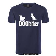 Новейшая модель; Фитнес Для Мужчин's футболки собака отца Лабрадор печатных футболка Camisetas парным забавные Хип-хоп футболка для Для мужчин 2024 - купить недорого
