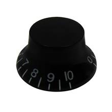 NEW 12pcs Top Hat Electric Guitar Knobs Speed Control Knobs Black For LP SG Style Guitar Parts 2024 - buy cheap