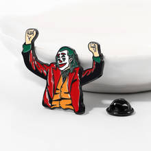 DC Clown Terrorist Joker Horror Brooch Enamel Lapel Fashion Pin Jackets Collar Pocket Badge Jewelry For Man Women Accessories 2024 - buy cheap