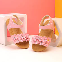 Sandalias con suela Floral para niños y niñas, zapatos de princesa para la playa, 2021 2024 - compra barato