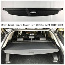Cubierta de maletero trasero para TOYOTA RAV4, cortina de partición, pantalla de protección de seguridad, accesorios para automóviles, RAV 4, 2019, 2020, 2021, 2022 2024 - compra barato