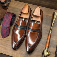 Классические мужские классические ботинки, винтажные дизайнерские Роскошные модные вечерние свадебные ботинки ручной работы из натуральной кожи, размер 44 2024 - купить недорого