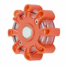 Multifunction LED Road Flares Emergency Disc Safety Light Flashing Roadside Orange Warning Light Car Beacon Color R5U9 2024 - buy cheap