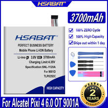 HSABAT TLp025DC /TLp025D2 3700mAh Battery for Alcatel Pixi 4 6.0 OT 9001A 9001X 9001D 8050D OT-8050 2024 - buy cheap