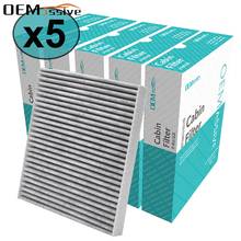 5x Car Accessories Pollen Cabin Air Filter For Pontiac Vibe Toyota Tacoma 2003 2004 2005 2006 2007 2008 87139-YZZ09 88508-01010 2024 - buy cheap