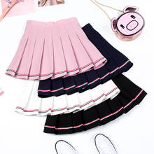Preppy School Uniforms Kawaii Mini A-line Skirts Women High Waist Pleated Skirts Female Harajuku Lolita A-Line Sailor Skirt 2024 - buy cheap