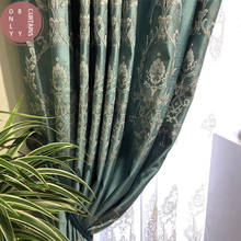 2022 New High-end Atmosphere European High-precision Jacquard Curtains for Villa Living Room Bedroom Finished Custom Curtains 2024 - buy cheap