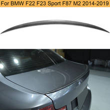 Spoiler de fibra de carbono para asa traseira do porta-malas, para bmw f22 m sport f87 m2 coupe 14-19 220i 228i m235i 2024 - compre barato