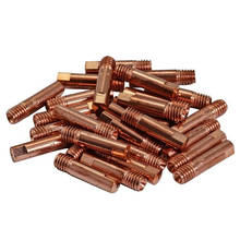 GTBL 20pcs CO2 Mig Contact Tips 0.8x25mm For MB15 15AK Mag Mig Welding Torch Consumables Accessories 2024 - buy cheap