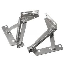 2 Pcs 80 Degree Spring Hinges Cabinet Door Lift Up Stay Flap Top Support Cupboard Kitchen 2024 - buy cheap