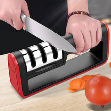 Professional Quick Knife Sharpener 3 Stage Knife Sharpening System Afilador De Cuchillo Knife Blade Restore Tool Kitchen Gadget 2024 - buy cheap