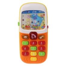 Детский мобильный телефон Обучающие игрушки электронный игрушечный телефон музыкальная игрушка Y4QA 2024 - купить недорого