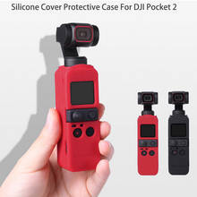 Osmo Pocket 2-funda protectora de silicona, carcasa a prueba de arañazos, cardán de mano, accesorios de cámara para DJI Pocket 2 2024 - compra barato