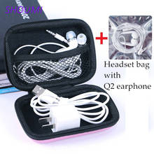 Portable Earphone Bag Carry Storage Bags USB Charger Cable Organizer Earbud Package Zipper Coin Box Storage Bag Earphone Gift 2024 - buy cheap