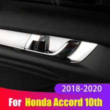 ABS Car Styling Inner Door Handle Bowl Cover Trim Stickers Interior Moulding For Honda Accord X 10th 2018 2019 2020 Accessories 2024 - buy cheap