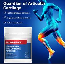 Nutralife glucosamina condroitina sulfato 1500mg 180 cápsulas cartilagem comum saudável mobilidade flexibilidade osteoartrite 2024 - compre barato