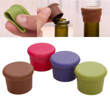 Silicone Beer Cocktail Cover Bottle Cap Red Wine Beverage Stopper Fresh Keeping Sealers Food Grade Stopper Home Kitchen Bar Tool 2024 - buy cheap