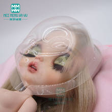 Fits 1/6 1/4 1/3 BJD DD SD MSD YOSD Doll accessories Clear Silicone Wig Protection Cover 2024 - buy cheap