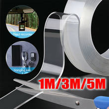 1/3/5M Washable Double-Sided Magic Nano Tape Traceless Adhesive Loop Anti-Slip Tie Glue 2024 - buy cheap
