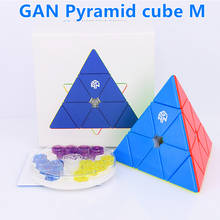 GAN-cubo mágico con forma de pirámide, cubo mgaico mejorado con núcleo magnético de velocidad, 3x3x3, 2020 2024 - compra barato