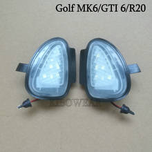 Pair LED Puddle Lights Welcome Lamps for VW Golf MK6 GTI 6 MKVI Touran 1T3 2011-2015 replacement under side mirror lights 2024 - buy cheap