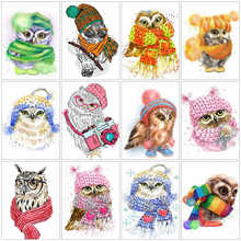 AZQSD Diamond Painting Owl Animal Diamond Embroidery Cartoon Picture Of Rhinestones 5d Diy Home Decor Gift Cross Stitch Kits 2024 - buy cheap