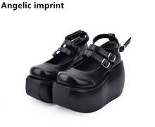 Angelic imprint woman mori girl lolita cosplay shoes lady high trifle heels pumps women princess dress party platform shoes 10cm 2024 - buy cheap