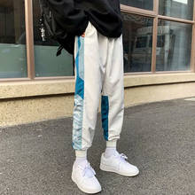 2021 Spring and Autumn New Men's Casual Pants Running Sports Fashion Self-cultivation Nine Pants  Men Clothing Streetwear Men 2024 - buy cheap