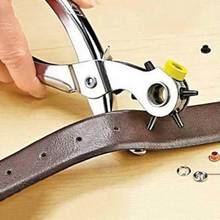 1Pc Quality Household Belt Hole Puncher Leather Punchers Tools Holes Punch Machine 3-in-1 Hand Pliers Tool with 5 Hole Sizes 2024 - buy cheap