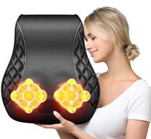 8 Massage Heads Kneading Infrared Heating Electric Body Cervical Massage Cushion Waist Neck Shoulder Massage Pillow Vibrator 2024 - buy cheap