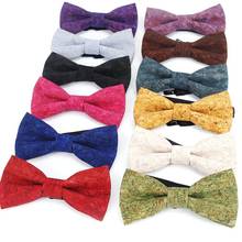 New Men's Cork Wooden Fashion Bow Ties Man Novelty Handmade Solid Neckwear for Men Wedding Party Wood Gift Male Retro Bowtie 2024 - buy cheap