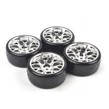 4PCS 1/10 RC Drift Racing Tires Wheels 12mm Hex for Tamiya HSP HPI On Road Car Parts 2024 - buy cheap