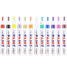 Colorful Paint Marker 12-Pack Water-based Paint Pen Soft Tip Brush Marker Pen Writing Drawing Paint Markers Pen Office Supplies 2024 - buy cheap