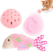 3PCS Creative Catnip Bell Small Fish Cat Toy Creative Interactive Catnip Toy Pet Play Toys For Cat Training Pet Supplies Good 2024 - buy cheap