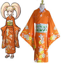 Super Danganronpa 2 Cosplay Costume Hiyoko Saionji Kimono Costume Dress Halloween Carnival Costumes 2024 - buy cheap