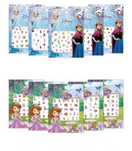 Disney frozen disney princesa dos desenhos animados etiqueta do prego aisha princesa prego adesivo diy brinquedo menina anime figuras brinquedos 2024 - compre barato