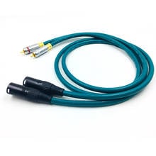 Hifi audio Cardas Interconnector cable RCA to XLR Cable  2RCA Male to 2XLR Male Cable 2024 - buy cheap