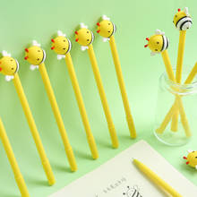 24 pcs/Lot Mini Honey Bee Pen Ballpoint Black Color Gel Ink Roller for Writing Signature Decoration Cute Stationery School F983 2024 - buy cheap