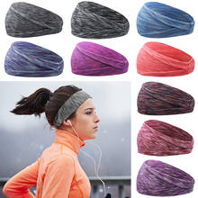 1Pc Fitness Sport Absorbing Sweat Hairbands Elastic Yoga Men Women Head Band Sports Hair Accessories Headwear Colorful 2024 - buy cheap