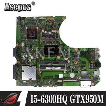 Akemy N552VX motherboard For Asus N552VX N552V N552 Laptop motherboard N552VX mainboard motherboard I5-6300HQ GTX950M/2G 2024 - buy cheap