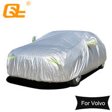 Universal algodão carro cobre inverno para ao ar livre à prova de poeira à prova chuva snowproof e uv para volvo v70 v60 s40 xc90 s60 xc60 s80 2024 - compre barato