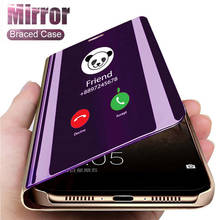 Capa de espelho de celular inteligente, capa de espelho de celular inteligentepara xiaomi mi redmi note 9s 10 8 8t 7 k30 k20 5 6 pro max 4 4x 9 8 lite 8a 6 6a 7a plus a1 a2 a3 5x 6x 2024 - compre barato