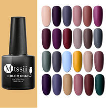 Mtssii 24 Colors Matte Top Coat Color Nail Gel Polish Soak Off UV Led Gel Varnish Permanent Varnish Nail Art Manicure Tools 2024 - buy cheap