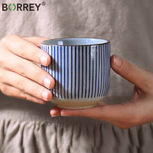 BORREY 200Ml Retro Japanese Style Teacup Hand-painted Ceramic Tea Cup Office Coffee Cup Water Mug KungFu Tea Set Drinkware Tools 2024 - buy cheap